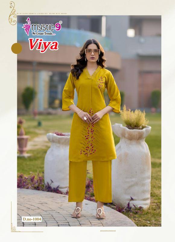 Mystic9 viya vol 1 coord set Fancy kurti wholesalers in Delhi